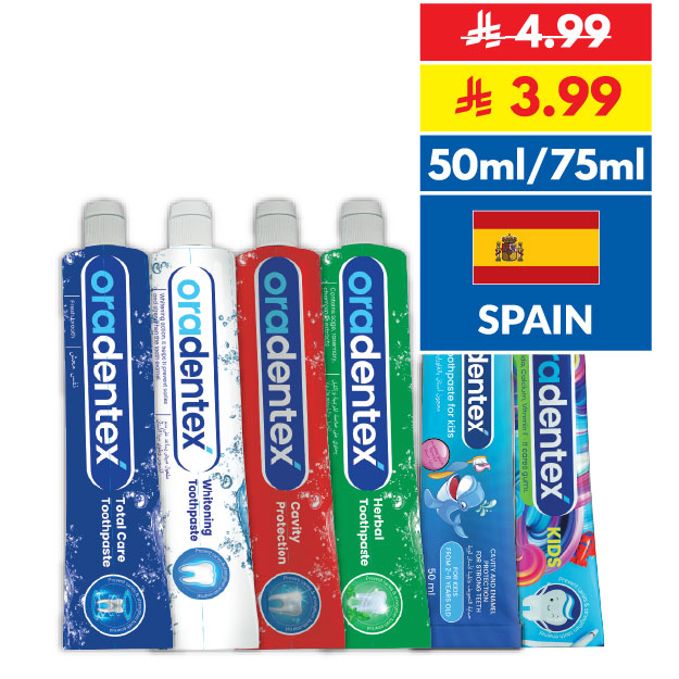 Oradentex Assorted Toothpaste
