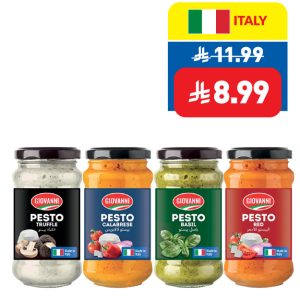 Giovanni Assorted Pesto Sauce 190g Giovanni Assorted Pesto Sauce 190g