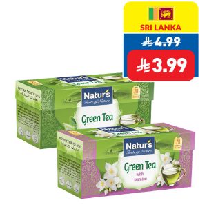 Natur’s Assorted Green Tea Bags 20’s Natur’s Assorted Green Tea Bags 20’s