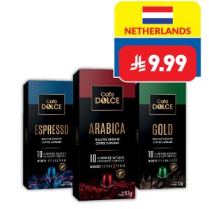 Cafe Dolce Arabica/ Espresso/ Gold Capsule 52g