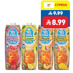 Tea Time Assorted Ice Tea 1L Tea Time Assorted Ice Tea 1L