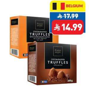 Plaisir Quotidien Cocoa Dusted Truffles/ with Salted Caramel Flavour 200g Plaisir Quotidien Cocoa Dusted Truffles/ with Salted Caramel Flavour 200g
