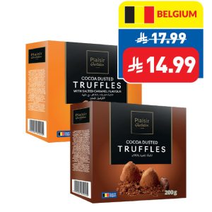 Plaisir Quotidien Cocoa Dusted Truffles/ with Salted Caramel Flavour