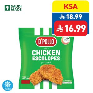 D’Pollo Chicken Escalope 480g