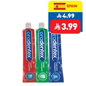 Oradentex Assorted Toothpaste 75ml Oradentex Assorted Toothpaste 75ml