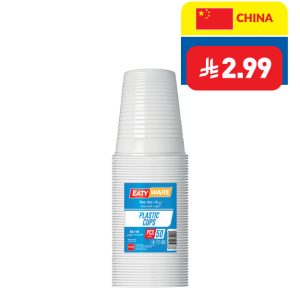 Eaty Ware Disposable Plastic Cup 6 oz 50’s