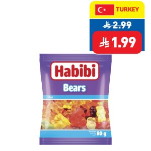 Habibi Jely Bears 80g Habibi Jely Bears 80g