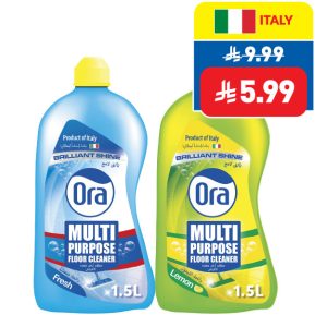 Ora Floor Cleaner Fresh/ Lemon 1.5L Ora Floor Cleaner Fresh/ Lemon 1.5L