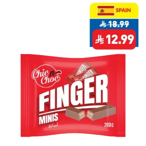 Chic n Choc Finger Minis – 2 Fingers 200g Chic n Choc Finger Minis – 2 Fingers 200g