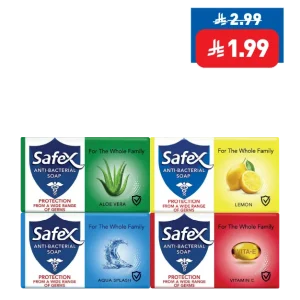 Safex Assorted Antibacterial Soap 120g Safex Assorted Antibacterial Soap 120g