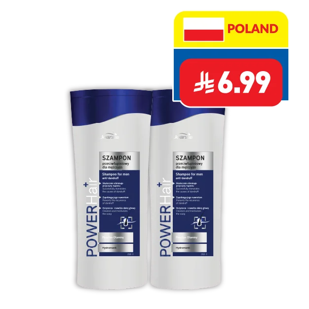 Power Hair Hair Shampoo Anti Dandruﬀ Normal for Men 200ml