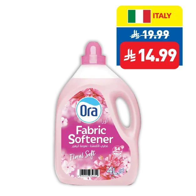 Ora Assorted Fabric Softeners 4L