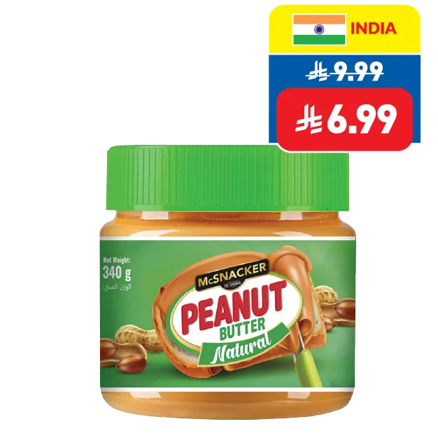 McSnacker Peanut Butter Natural 340g