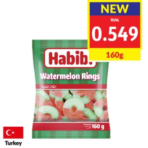 Habibi Watermelon Rings 160g