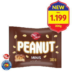 Chic n Choc Peanut Minis 300g