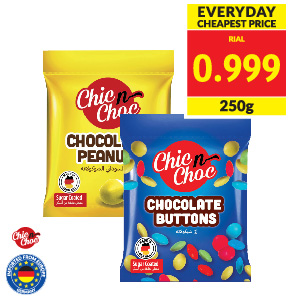 Chic n Choc Chocolate Buttons/ Peanuts 250g