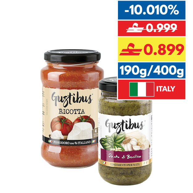 Gustibus Ricotta Sauce/ Basil Pesto