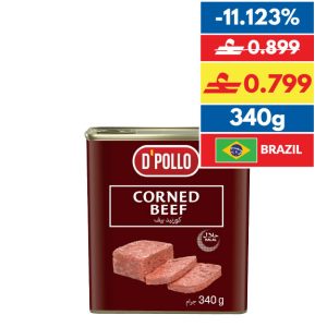 D’Pollo Corned Beef 340g