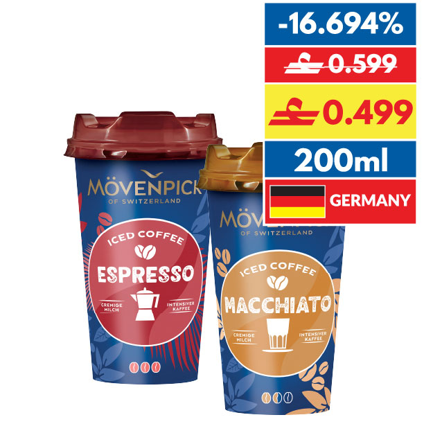 Mövenpick Caffe Espresso/ Macchiato/ Cappuccino