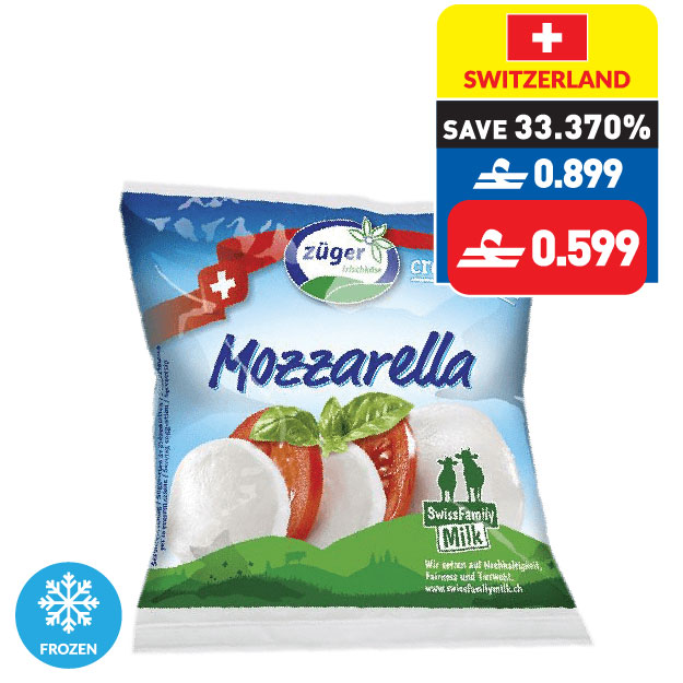Zuger Mozzarella Ball 125g