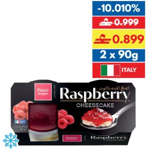 Plaisir Quotidien Raspberry Cheesecake 2 x 90g