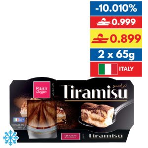 Plaisir Quotidien Tiramisu 2 x 65g