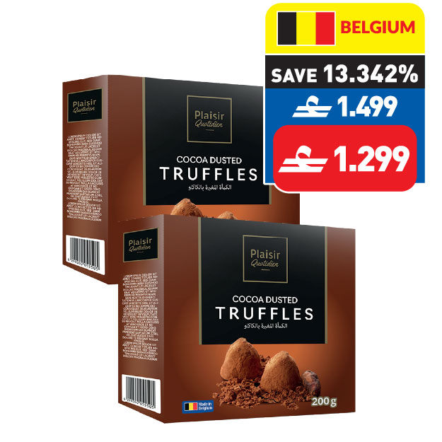 Plaisir Quotidien Cocoa Dusted Truffles 200g