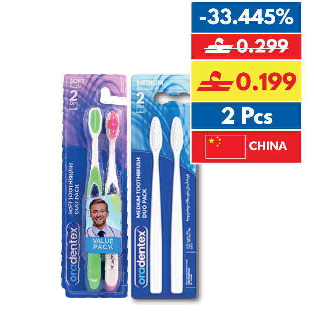 Oradentex Assorted Toothbrush