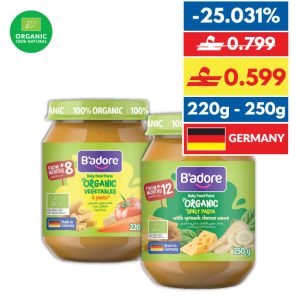 B’adore Assorted Organic Baby Food Puree
