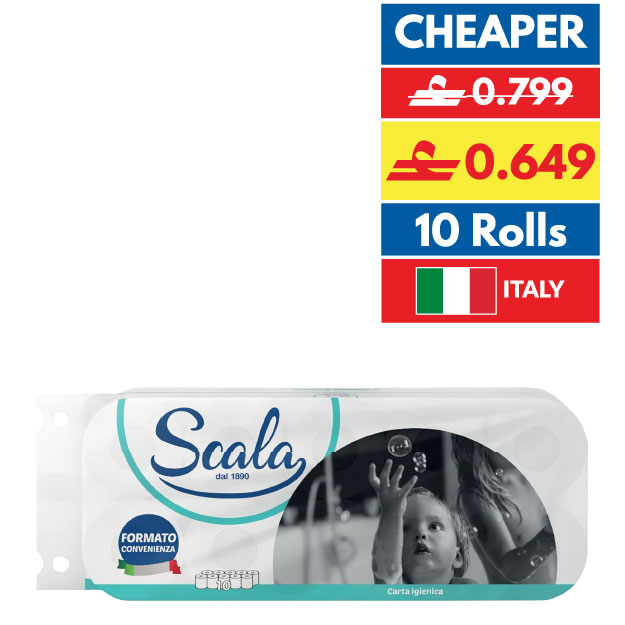 Scala Toilet Paper 10rolls
