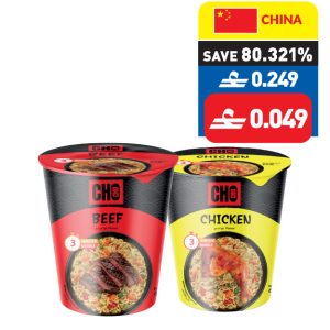 CHO CHO Chicken/ Beef Cup Noodles 65g