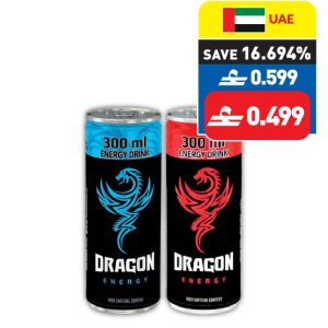 Dragon Energy Drink Blue/ Red 300ml