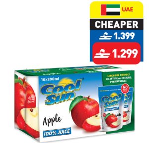 Sun Cool Apple Juice 10 x 200ml