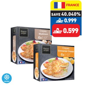 Plaisir Quotidien Crepes Emmental Cheese/ Mushroom 300g