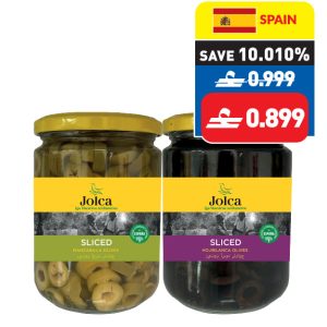 Jolca Green/ Black Olives Sliced 400g Jolca Green/ Black Olives Sliced 400g