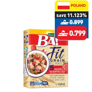 BA! Fit Grain Strawberry 250g BA! Fit Grain Strawberry 250g
