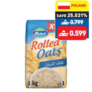 Melvit Rolled Oats XL 1kg Melvit Rolled Oats XL 1kg