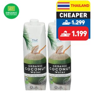 Thai Coco Oraganic Coconut Water 100% 1L Thai Coco Oraganic Coconut Water 100% 1L