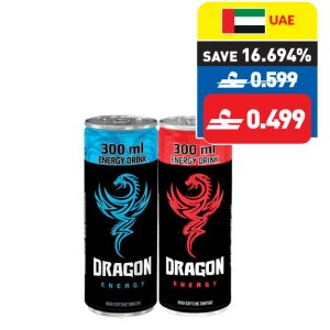 Dragon Energy Drink Blue/ Red 300ml Dragon Energy Drink Blue/ Red 300ml