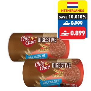 Chic n Choc Digestive Milk Chocolate 400g Chic n Choc Digestive Milk Chocolate 400g