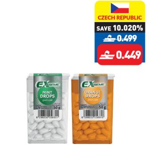 Extreme Mint/ Orange Drops 50g Extreme Mint/ Orange Drops 50g