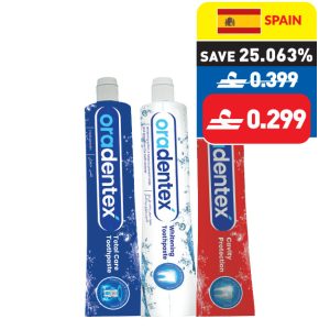 Oradentex Assorted Toothpaste 75ml Oradentex Assorted Toothpaste 75ml