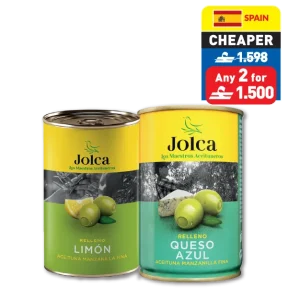Jolca Lemon/ Cheese Stuffed Olives 300g Jolca Lemon/ Cheese Stuffed Olives 300g