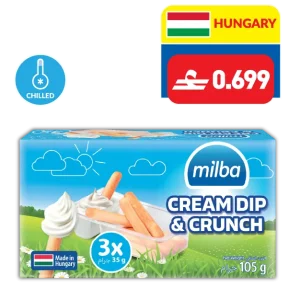 Milba Cream Dip & Crunch 3 x 35g Milba Cream Dip & Crunch 3 x 35g