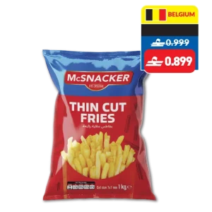 McSnacker Thin Cut Fries 1kg McSnacker Thin Cut Fries 1kg