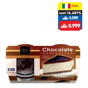 Plaisir Quotidien Chocolate Cheesecake/ Profiteroles 2 x 95g Plaisir Quotidien Chocolate Cheesecake/ Profiteroles 2 x 95g