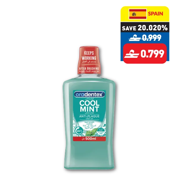 Oradentex Assorted Mouthwash 500ml Oradentex Assorted Mouthwash 500ml