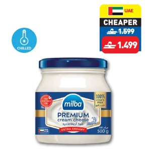 Milba Premium Cream Cheese 500g Milba Premium Cream Cheese 500g