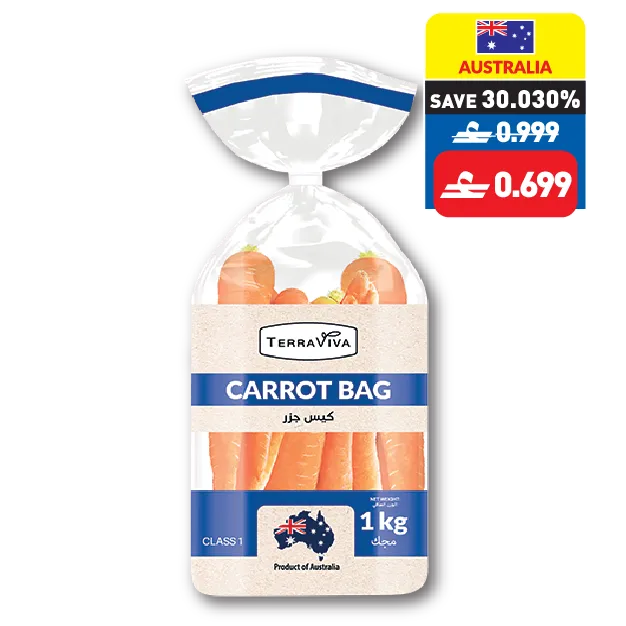 Terraviva Carrot Bag 1kg Terraviva Carrot Bag 1kg