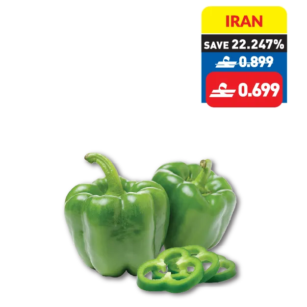 Capsicum Green 1kg Capsicum Green 1kg